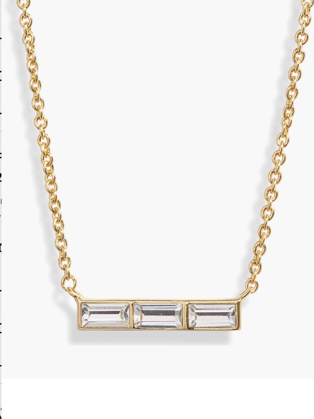 Gorjana Desi Bar Pendant Necklace